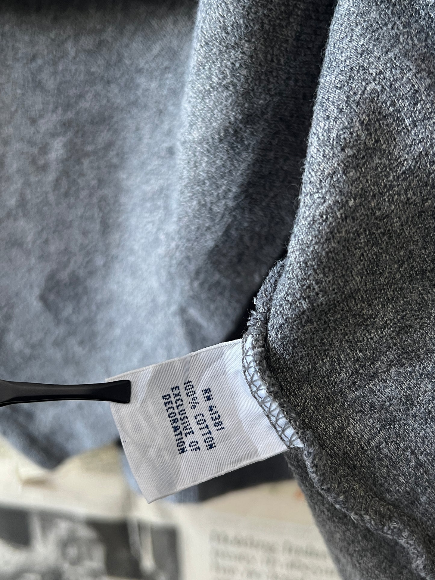 Ralph Lauren® Large | Chest 23.5 | Grey | Quarter Zip Sweater | Cotton | 521