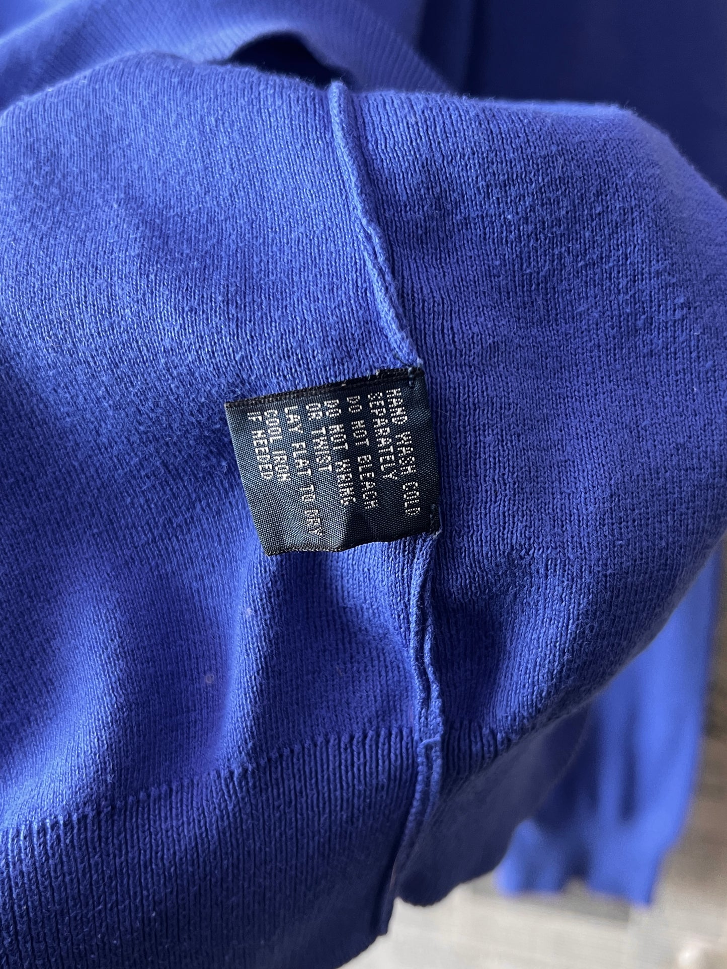 Ralph Lauren® Large | Chest 24 | Blue | Sweater | Pima Cotton | 516