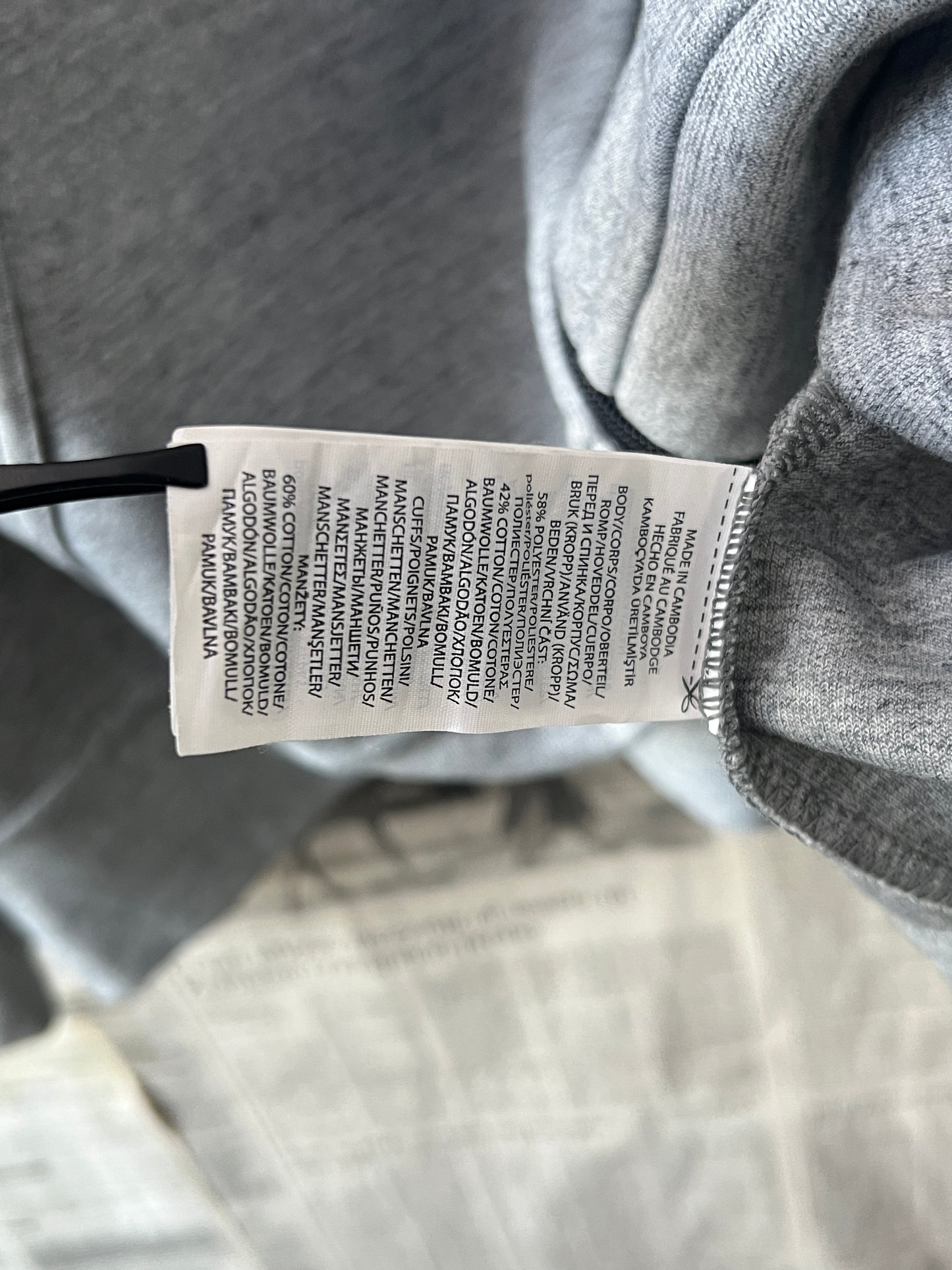 Ralph Lauren® XXXL | Chest 29 | Grey | Full-Zipper Hoodie | Cotton-Poly | 512