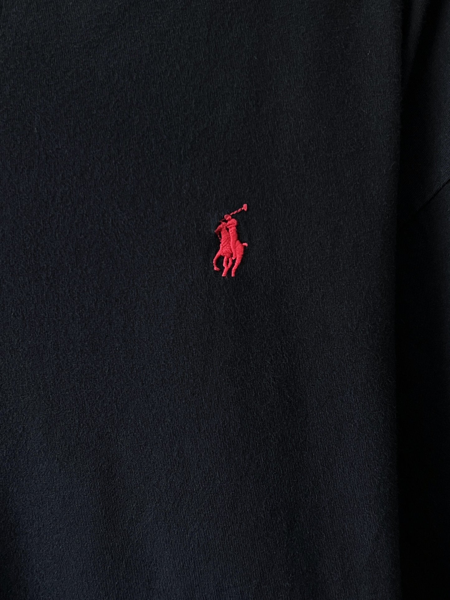 Ralph Lauren® Large | Chest 24 | Black | Light Sweat Shirt | Cotton | 737