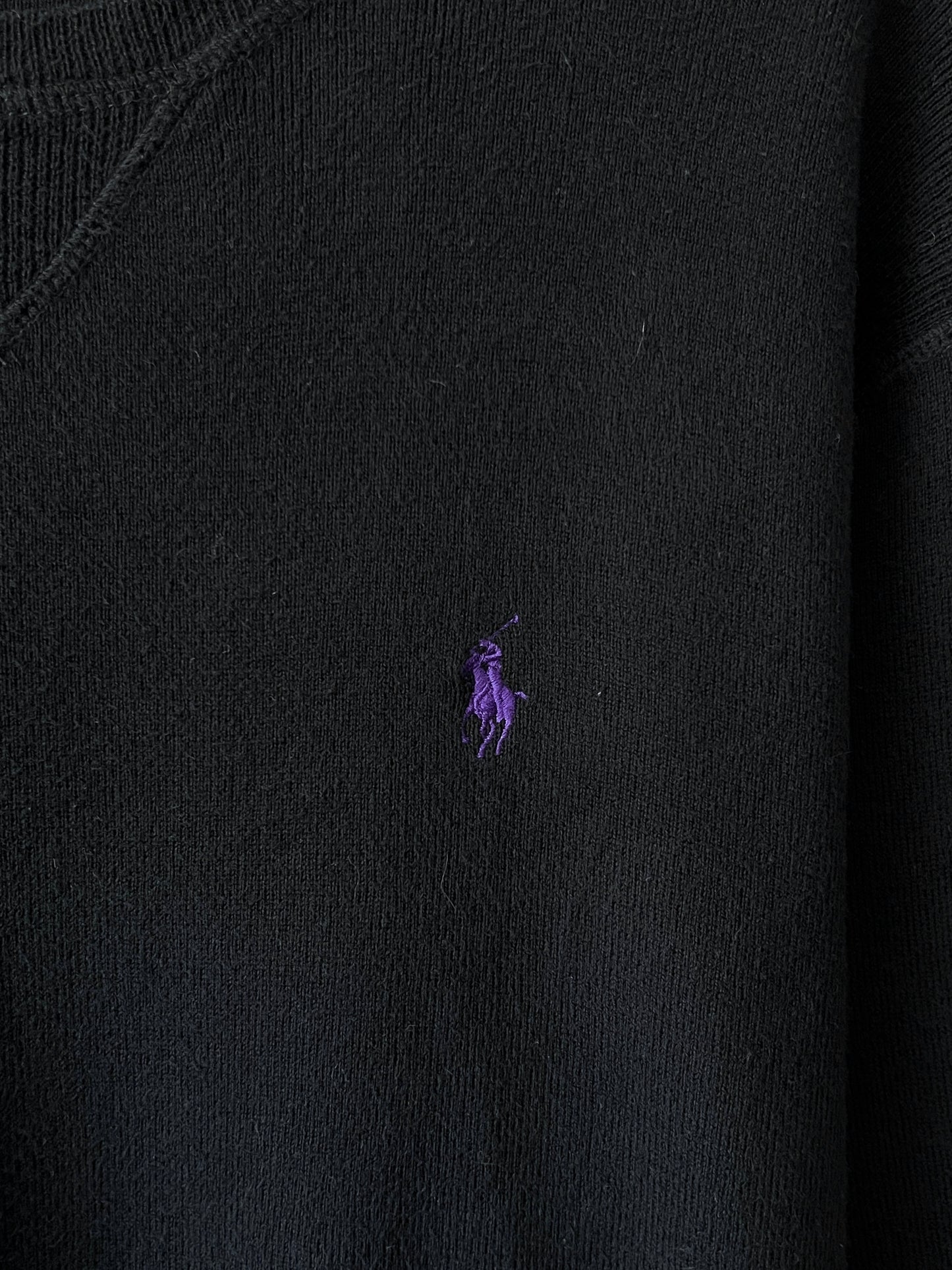 Ralph Lauren® Large | Chest 23 | Black | Sweat Shirt | Cotton | 747