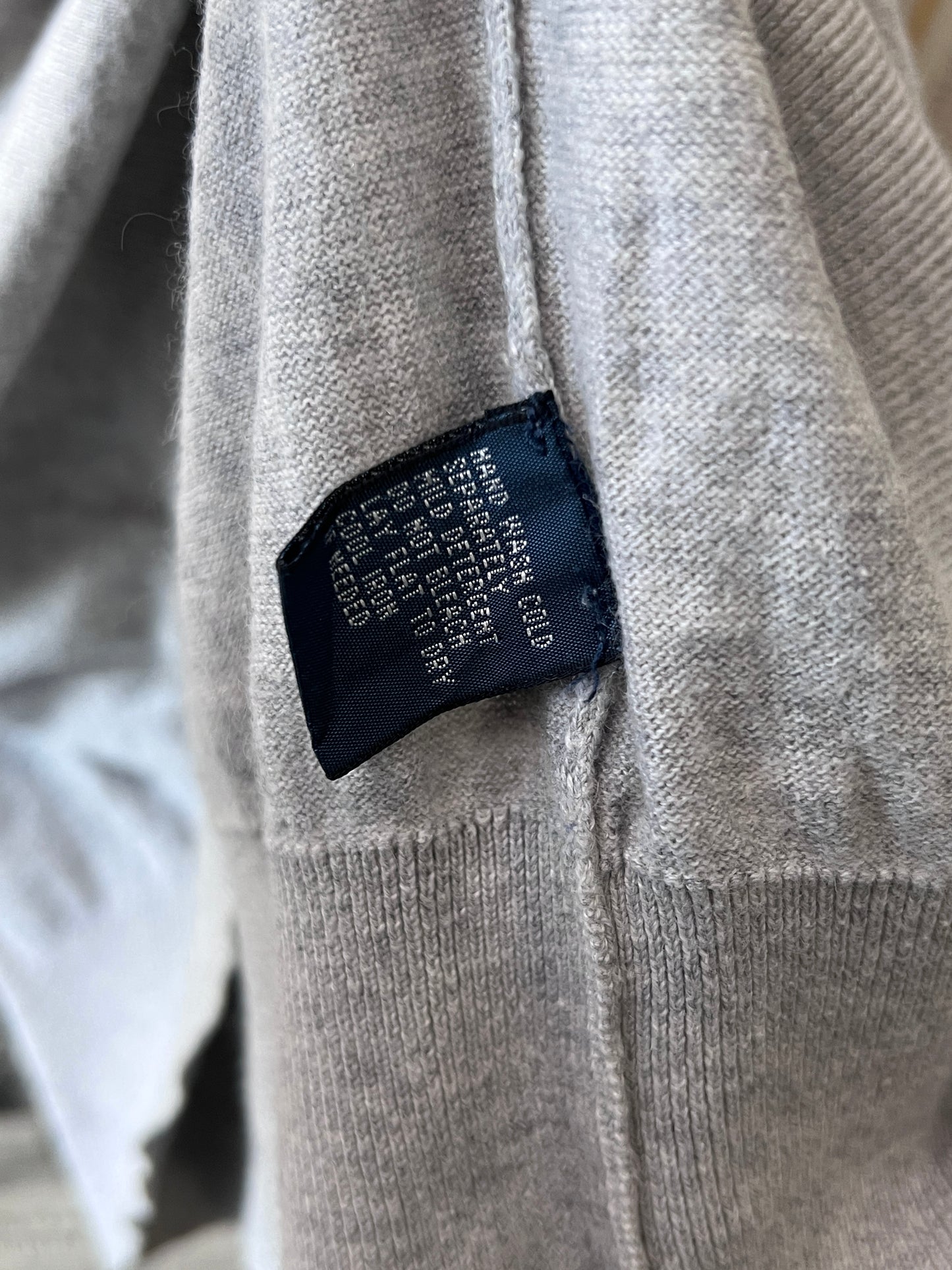 Ralph Lauren® Large | Chest 23.5 | Grey | Lightweight Crewneck Pullover | Cotton- Cashmere | 742