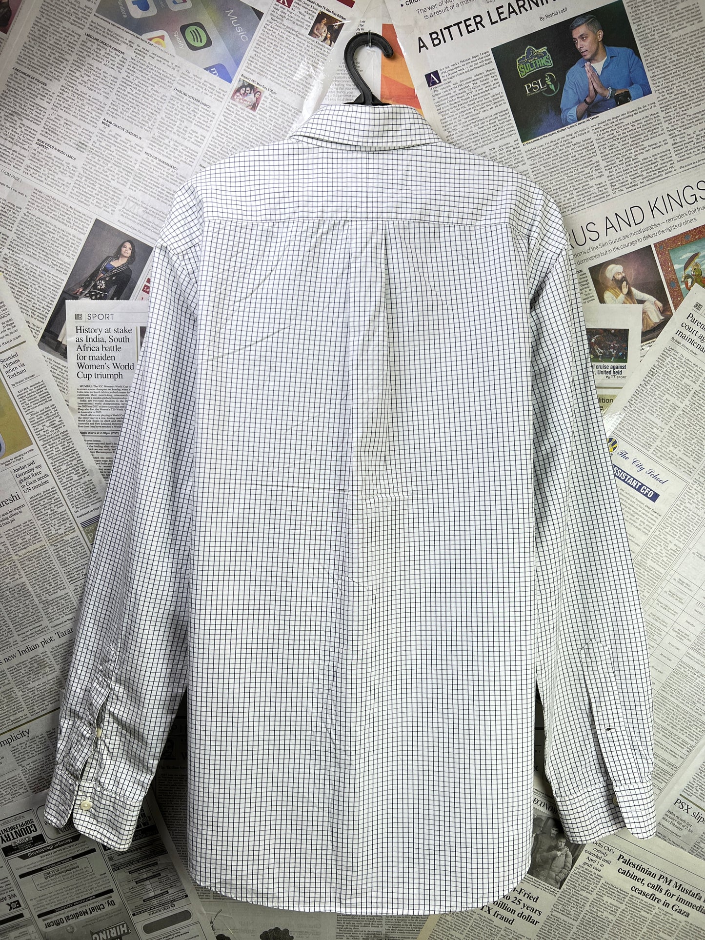 Ralph Lauren® Large | Chest 24 | White Box Check | Shirt | Cotton | 2277