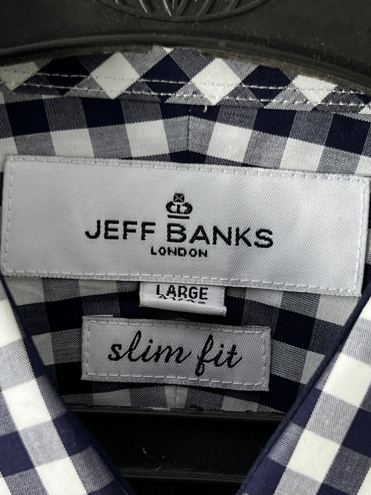 JEFF BANKS LONDON® Black & White Check – (Chest: 23)