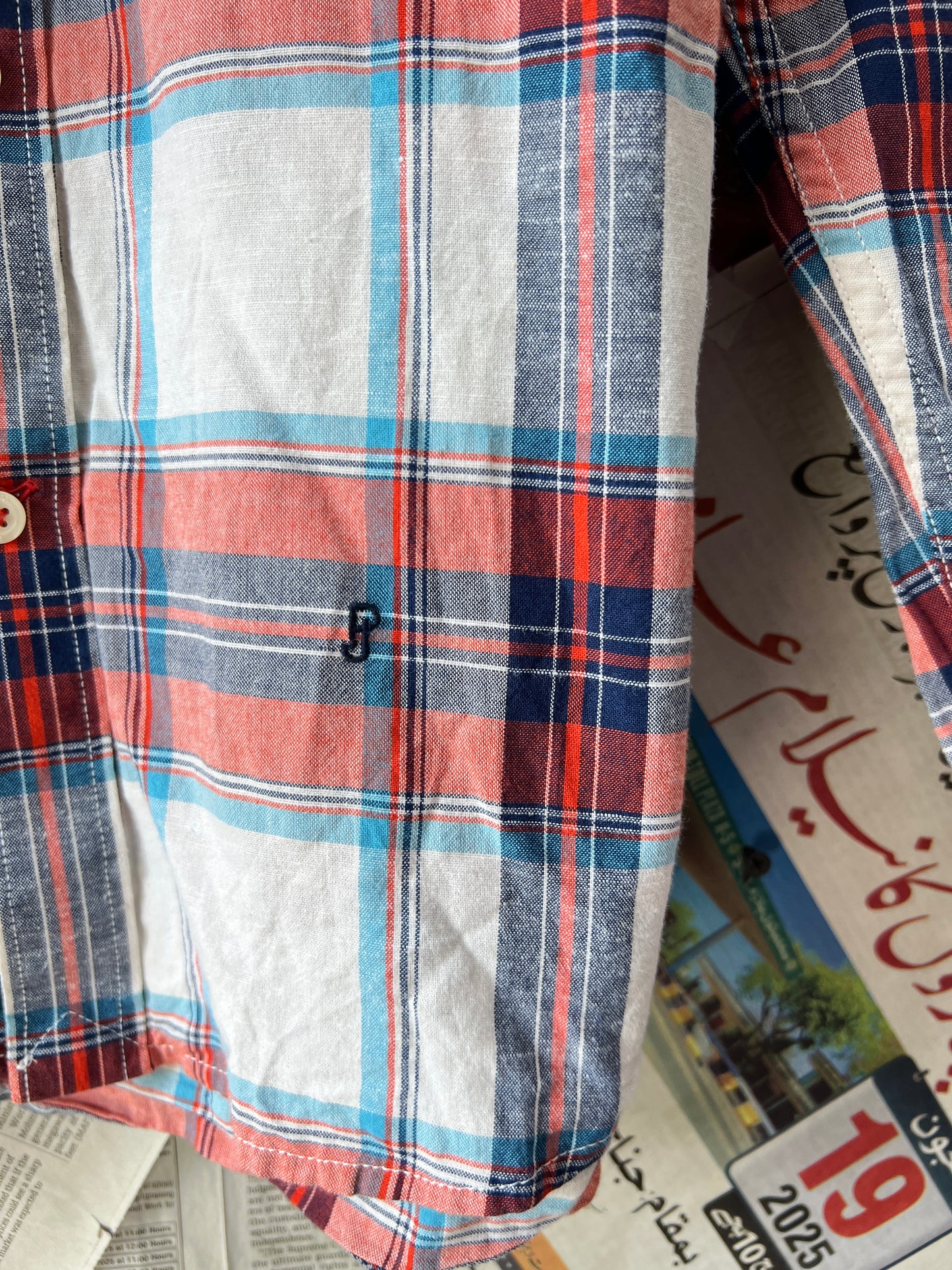 PEPE JEANS LONDON® Plaid Check – (Chest: 22)