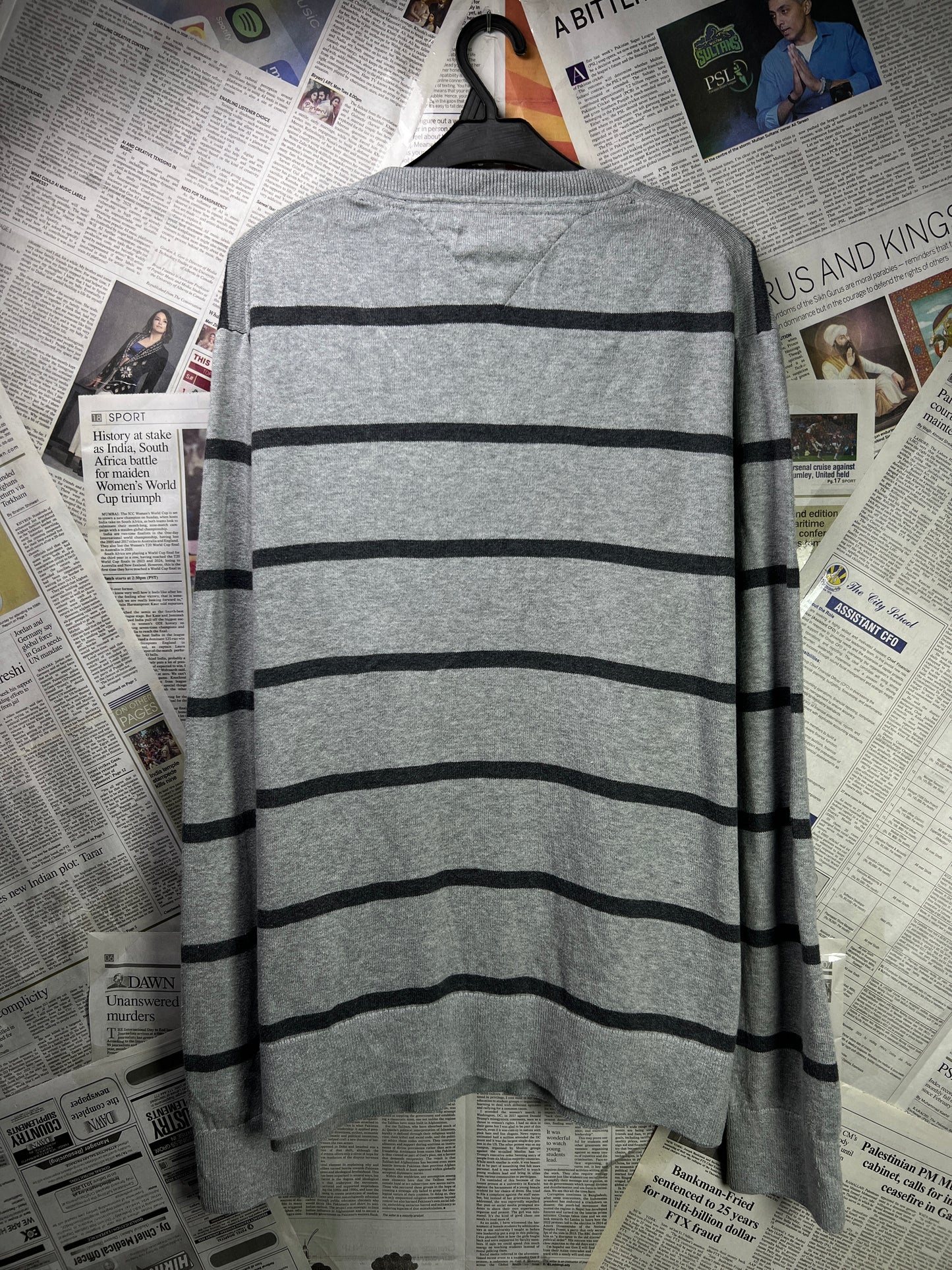 T*mmy HilfigerĀ® XL | Chest 25 | Grey | Sweater | Pima Cotton | 1855