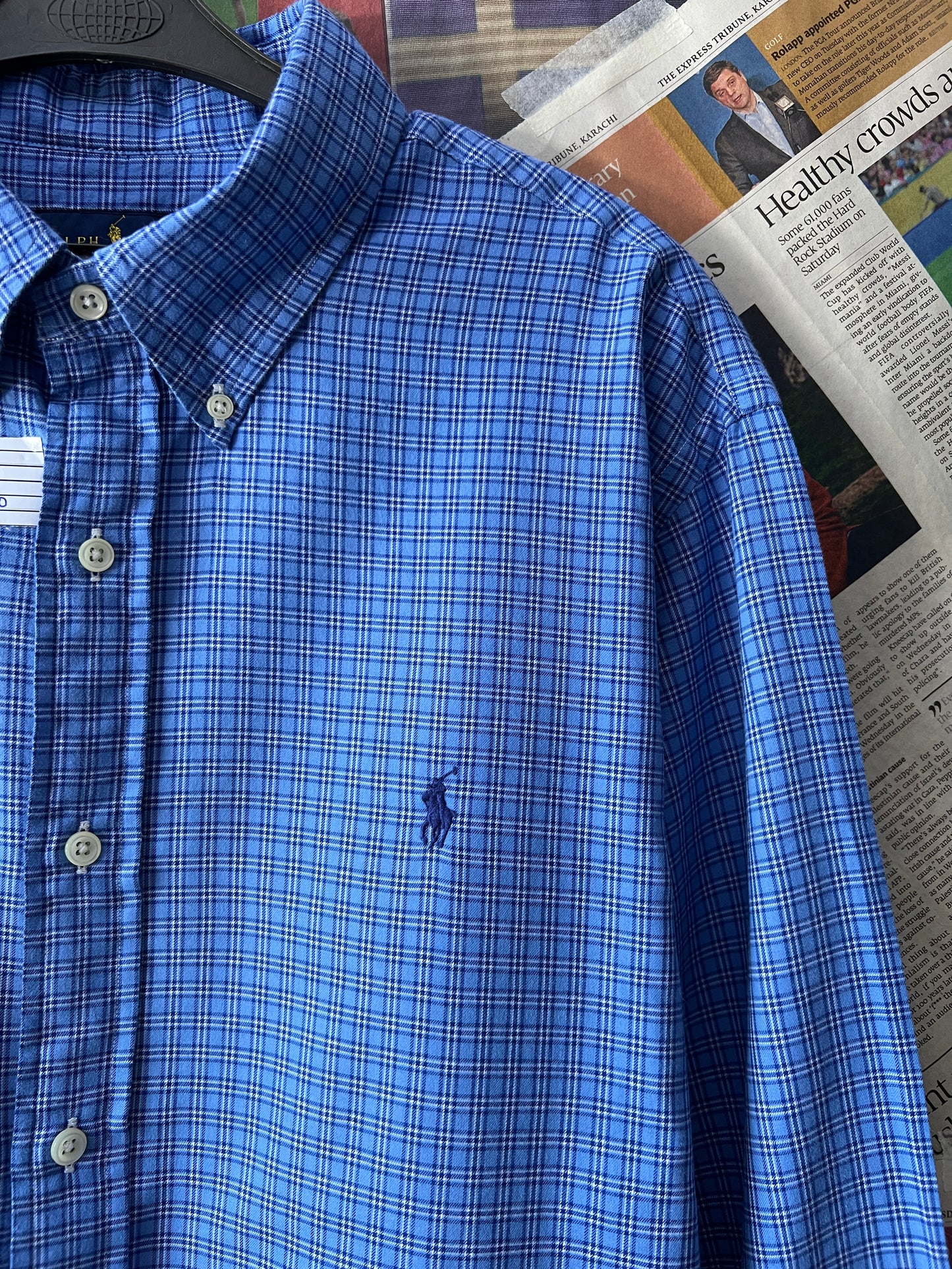 Ralph Lauren® Blue Check – (Chest: 26)