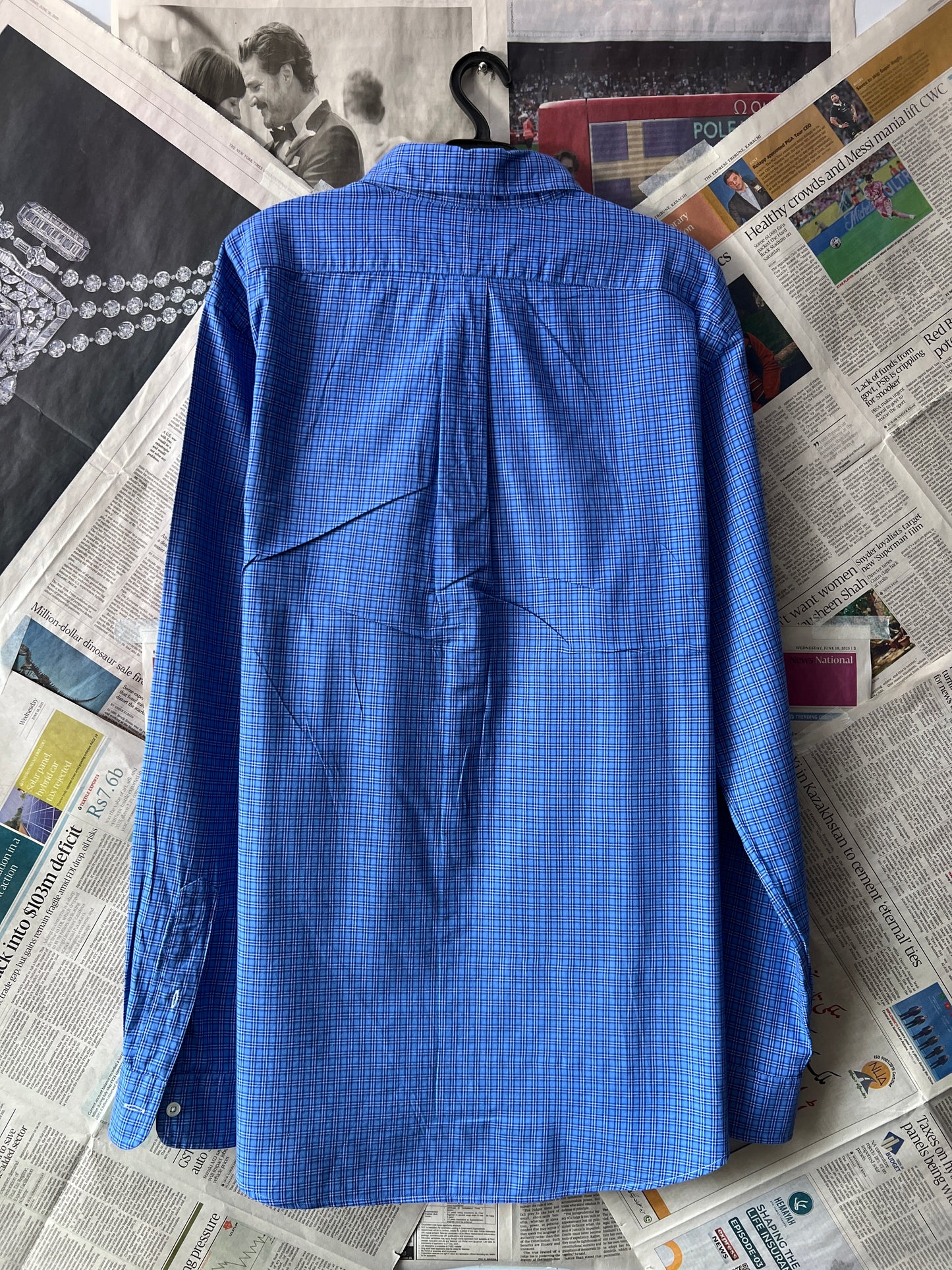 Ralph Lauren® Blue Check – (Chest: 26)