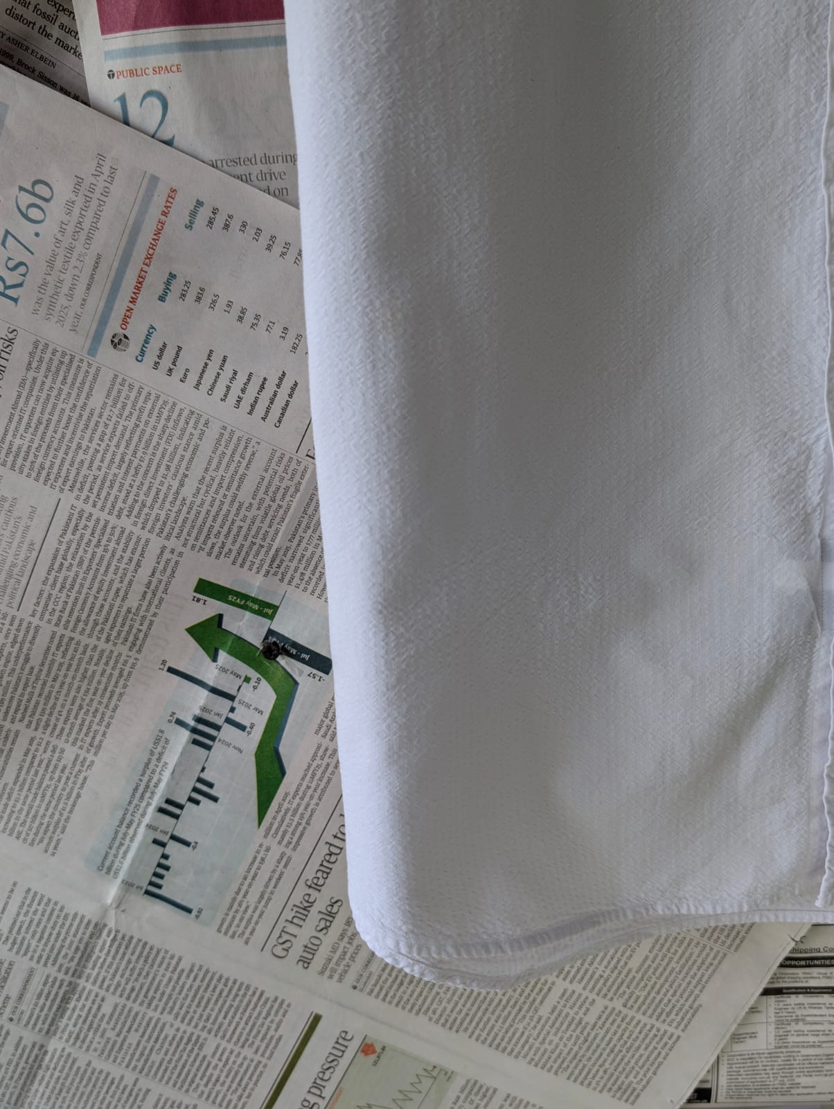 Ralph Lauren® White Seersucker Fabric – (Chest: 24.5) | 780