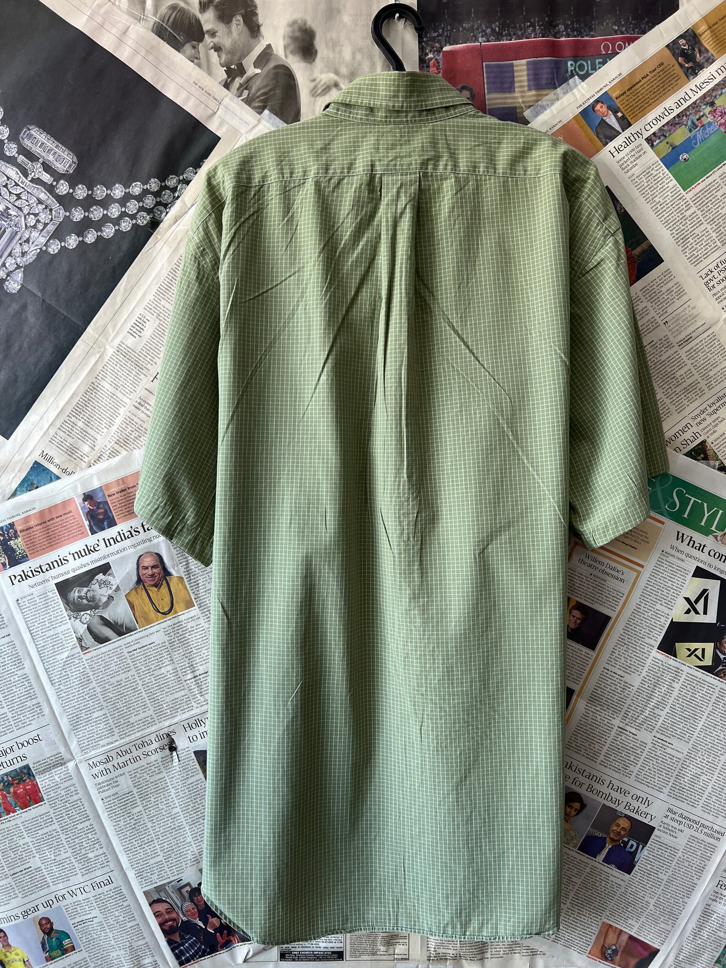 Ralph Lauren® XXL | Chest 26.5 | Moss | Shirt | Cotton