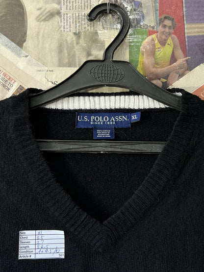 USPA® XL | Chest 25 | Black | Sweater | Acrylic | 563