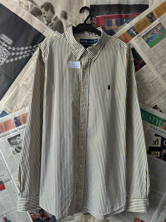Ralph Lauren® Multi Striped | Chest 27.5 | XXL | Shirt | Cotton