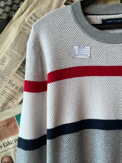 Tommy Hillfiger® Small | Chest 20 | Grey | Sweater | Cotton | 412