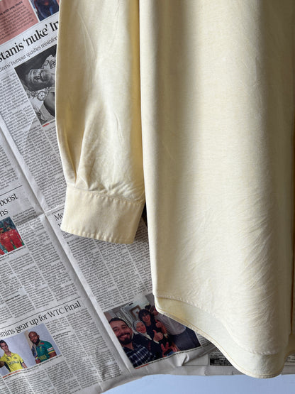 Ralph Lauren® XXL | Chest 27.5 | Flax Oxford | Shirt | Cotton