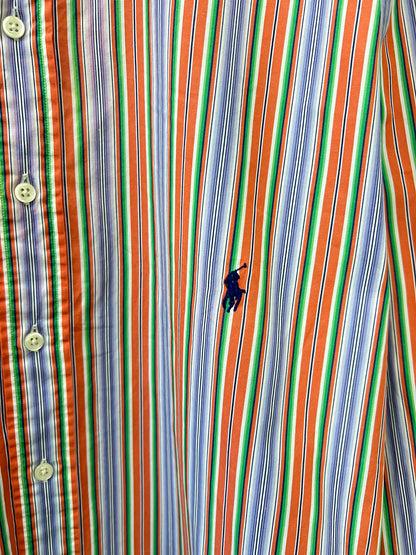 Ralph Lauren® Multi-color striped | Chest 30 | XXXL | Shirt | Cotton