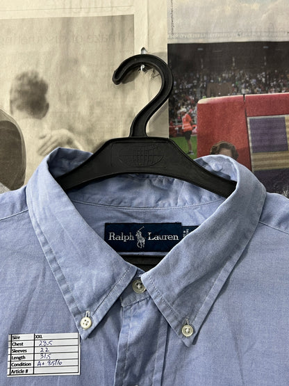 Ralph Lauren® Blue | Chest: 28.5 | XXL | Shirt | Cotton