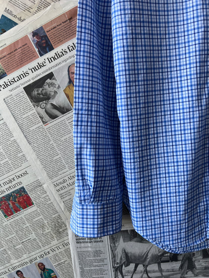 Ralph Lauren® XS | Chest 18.5 | Blue Check | Shirt | Cotton | 496