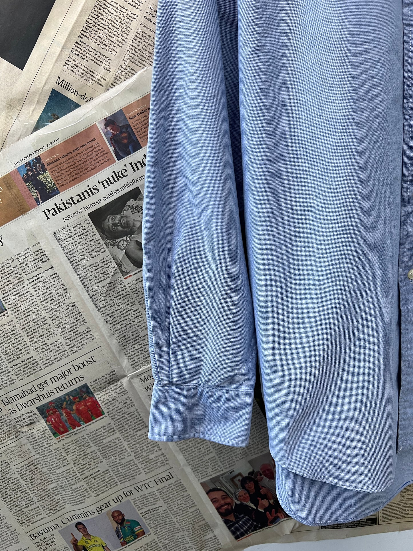 Ralph Lauren® Blue Oxford | Chest 26 | XL | Shirt | Cotton