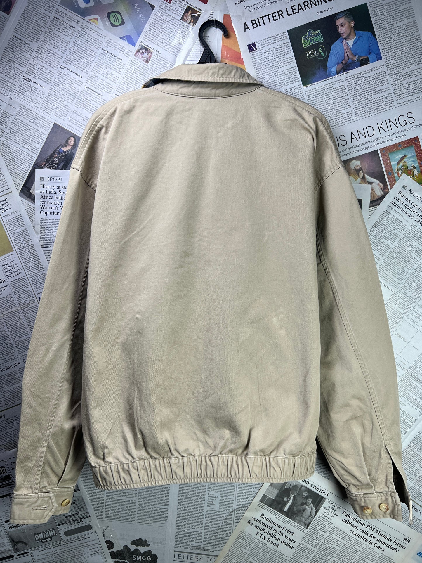 Ralph Lauren® Large | Chest 27.5 Oversize | Beige Brown | Jacket | Cotton | 1788