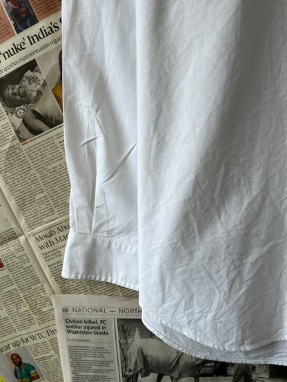 Ralph Lauren® XL | Chest 25.5 | White Oxford | Shirt | Cotton