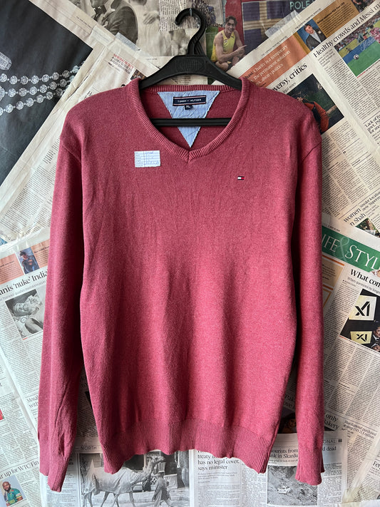 Tommy Hillfiger® Small | Chest 21 | Pastel Peach | Sweater | Cotton | 410