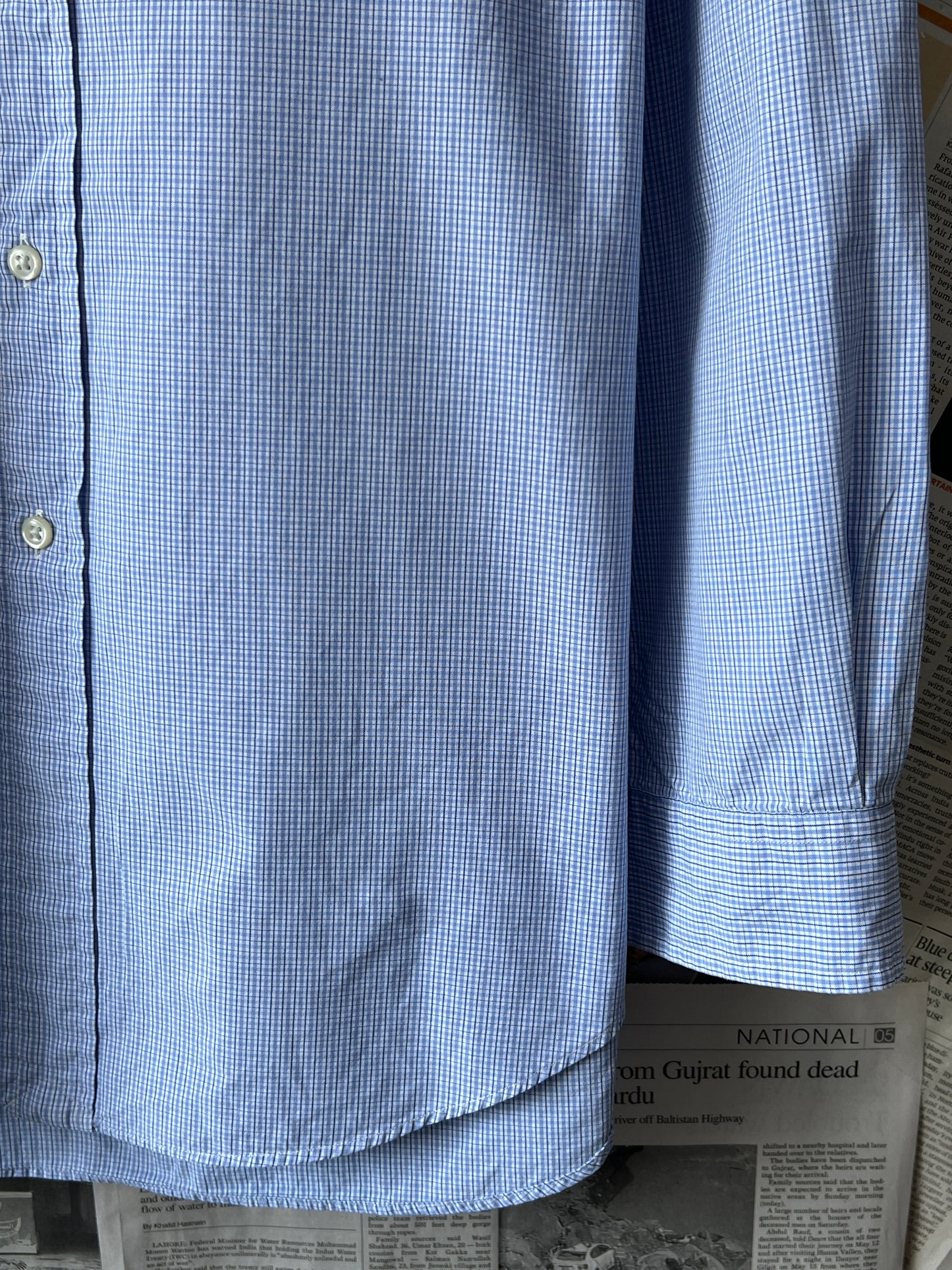 Ralph Lauren® XL | Chest 25.5 | Blue Check | Shirt | Cotton