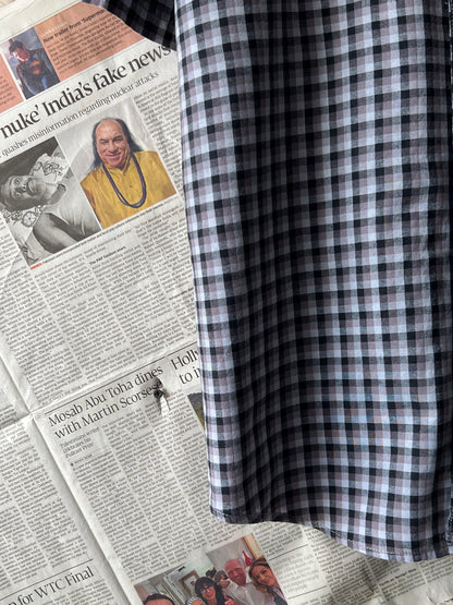 Harley Davidson® Black & Grey check – (Size: Large)