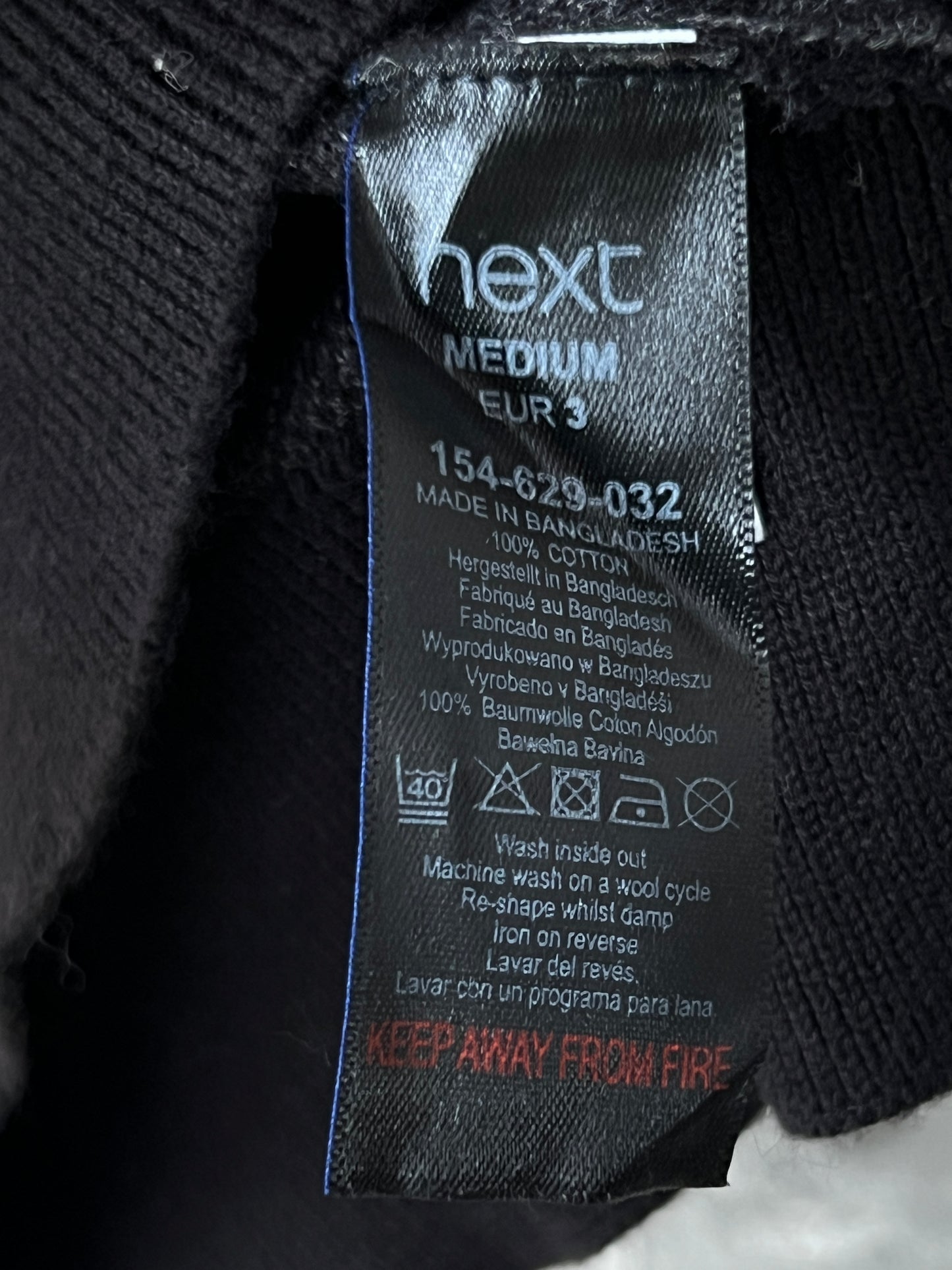 Next® Medium | Chest 21.5 | Sweater | Cotton | 418