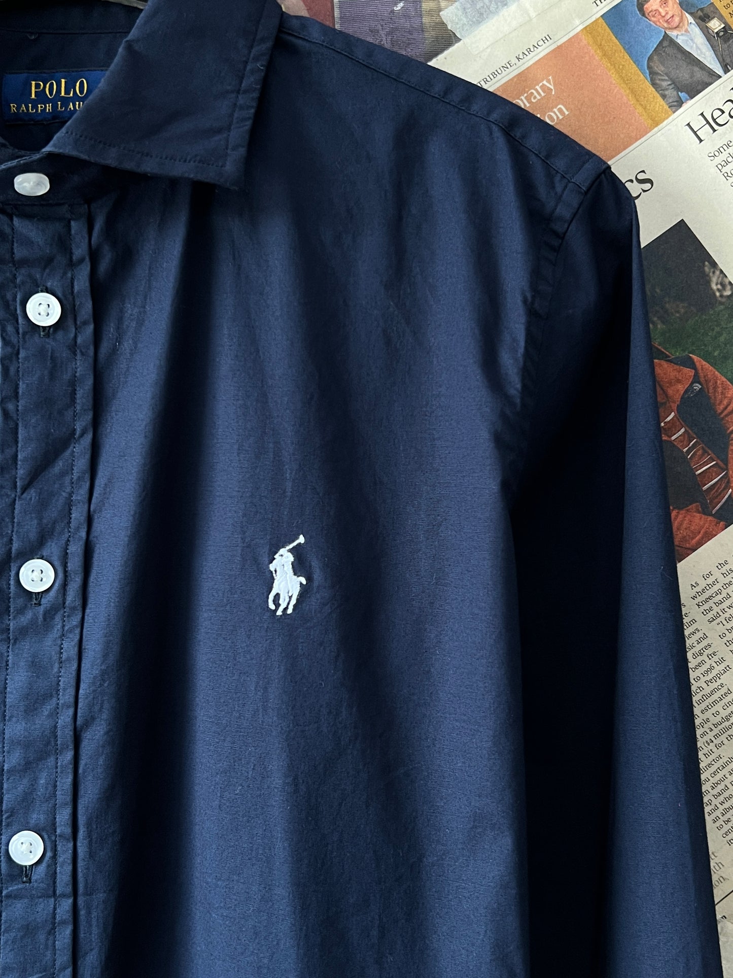 Ralph Lauren® Small | Chest 21 | Navy | Shirt | Cotton | 568