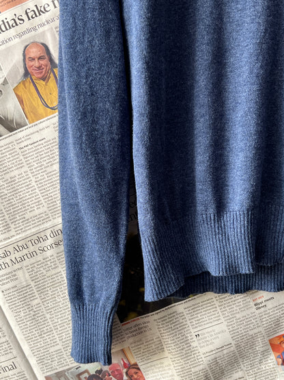 Tommy Hilfiger® Blue | Chest 20 | Small | V-Neck Sweater | Cotton