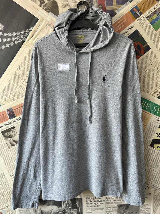 Ralph Lauren® Medium | Chest 21.5 | Grey | Hoodie | Cotton | 514