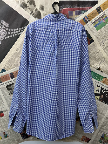 Ralph Lauren® Blue Check | Chest: 26.5 | XXL | Shirt | Cotton