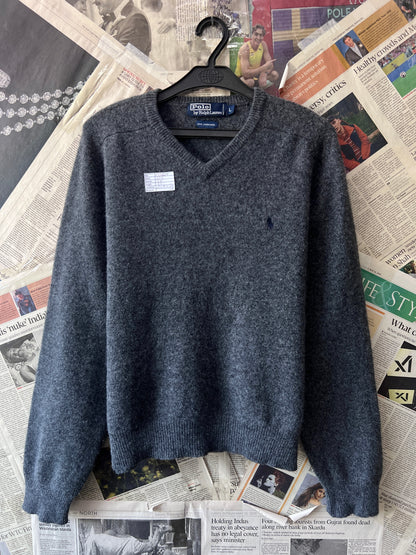 Women-Ralph Lauren® Medium | Bust 21.5" | Grey | Sweater | Wool | 2300