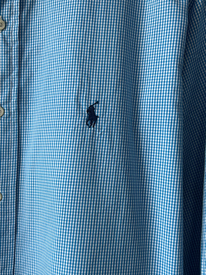 Ralph Lauren® XXL | Chest 26.5 | Blue Check | Shirt | Cotton
