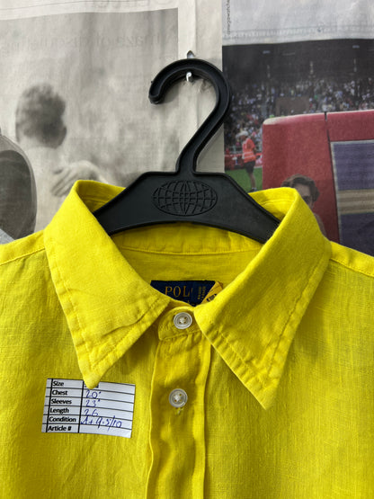 Ralph Lauren® Yellow | Chest 20 | Small | Shirt | Linen