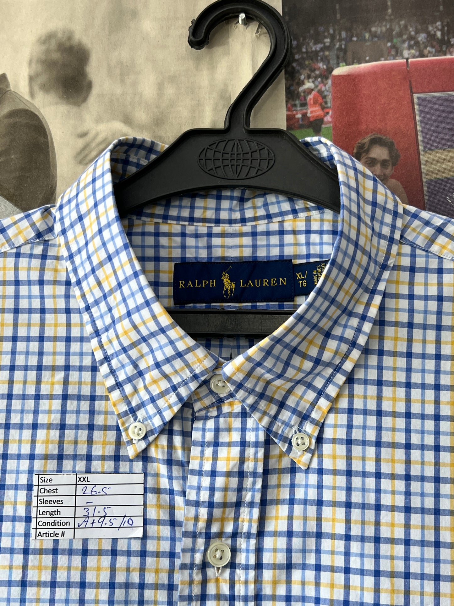 Ralph Lauren® XXL | Chest 26.5 | Multi-Check | Shirt | Cotton