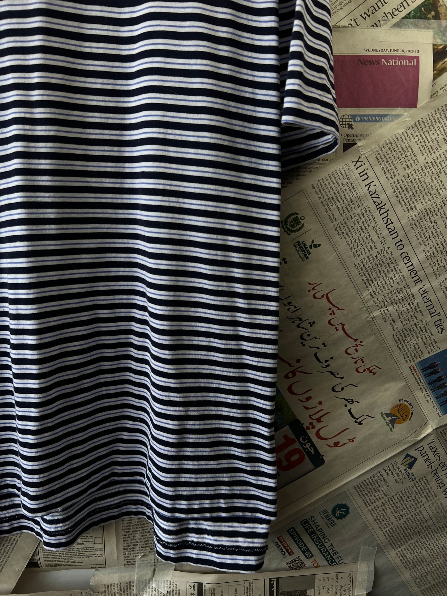 Ralph Lauren® Blue Striped | Chest 26 | XL | Polo | Pima Cotton