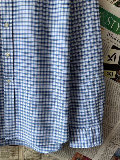 Ralph Lauren® Blue Check | Chest: 27 | XXL | Shirt | Cotton
