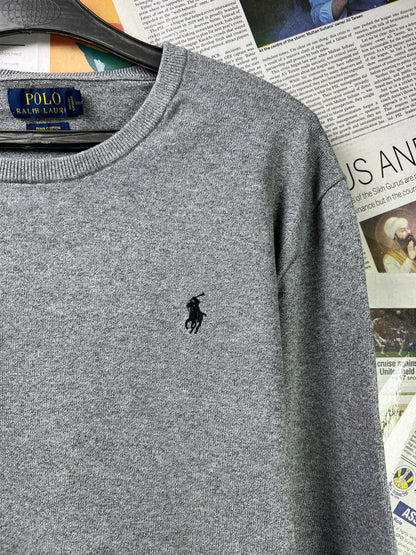 Ralph Lauren® Large | Chest 23 | Grey | Sweat Shirt | Cotton | 1800