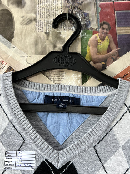 Tommy Hilfiger® XL | Chest 26 | Grey | Sweater | Cotton | 576