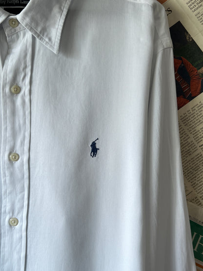 Ralph Lauren® XL | Chest 26 | White Textured | Shirt | Cotton
