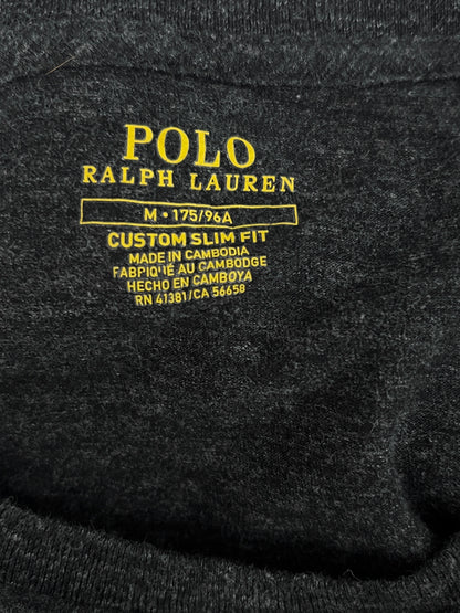 Ralph Lauren® Small | Chest 20" | Charcoal | Light Sweat Shirt | Cotton | 494