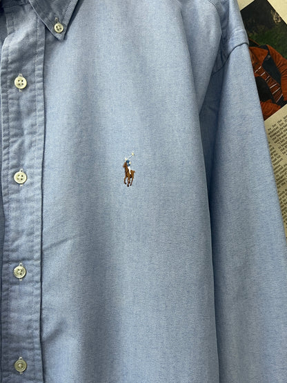 Ralph Lauren® Blue Oxford | Chest 26 | XL | Shirt | Cotton