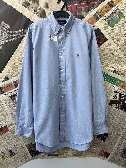Ralph Lauren® Blue Oxford | Chest 26 | XL | Shirt | Cotton