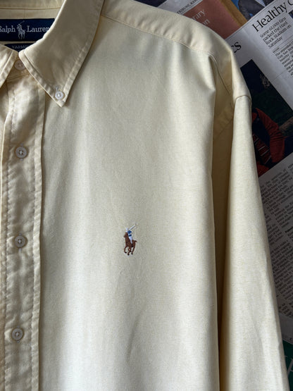 Ralph Lauren® Yellow Oxford | Chest 27.5 | XXL | Shirt | Cotton