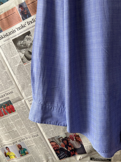 Ralph Lauren® XXL | Chest 27 | Iris Check | Shirt | Cotton