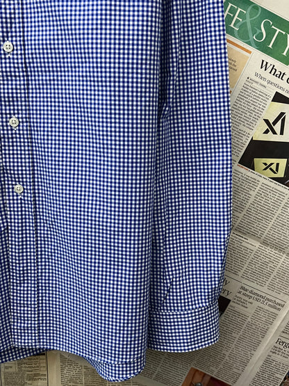 Ralph Lauren® Blue Check | Chest: 26.5 | XXL | Shirt | Cotton