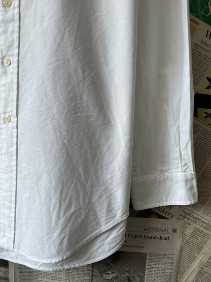 Ralph Lauren® XL | Chest 25.5 | White Oxford | Shirt | Cotton