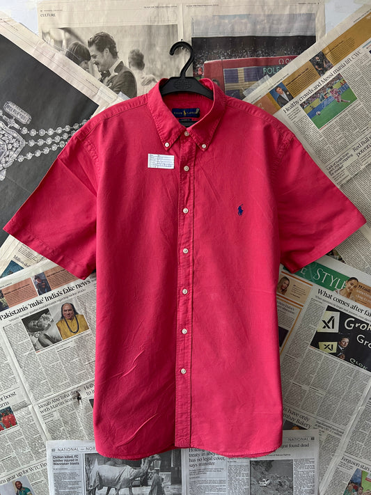 Ralph Lauren® XL | Chest 26 | Imperial Red | Shirt | Cotton