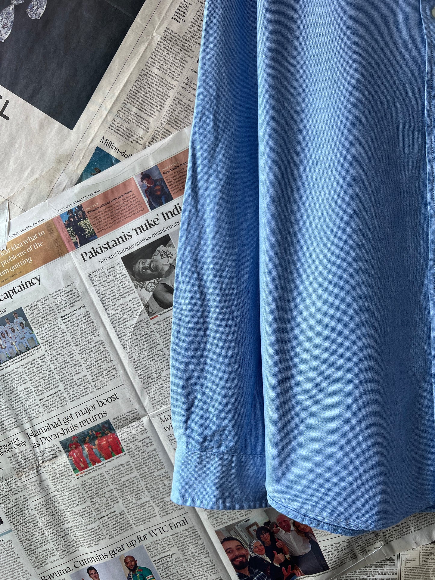 Ralph Lauren® Blue Oxford | Chest: 26.5 | XXL | Shirt | Cotton